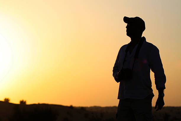 istock Photographer in Desert 471818237