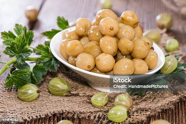 Часть Ранее Gooseberries — стоковые фотографии и другие картинки Без людей - Без людей, Варенье, Горизонтальный