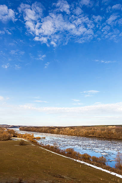 istock Spring break up on the river Don. Russia. 471819418