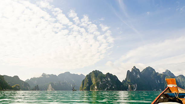 istock Beautiful high mountains and green river ( Guilin of Thailand ). 471819673