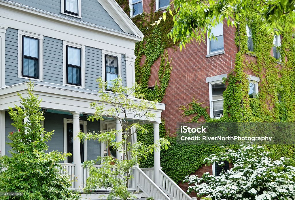 Arquitectura de Cambridge - Royalty-free Boston - Massachusetts Foto de stock