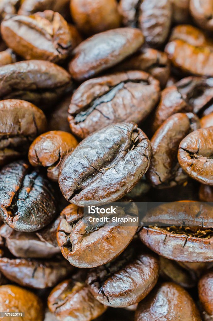 クローズアップのコーヒー豆 - エスプレッソのロイヤリティフリーストックフォト