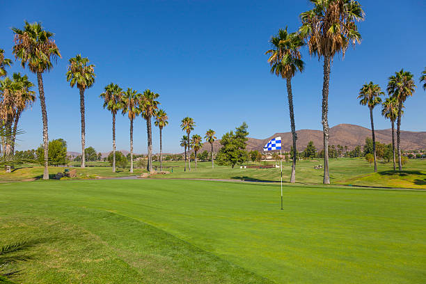 南カリフォルニアのゴルフコース - lawn desert golf california ストックフォトと画像