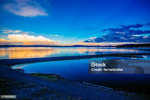 Yellowstone Lake Stock Photo - Download Image Now - Absaroka Range, Lake, Yellowstone National Park