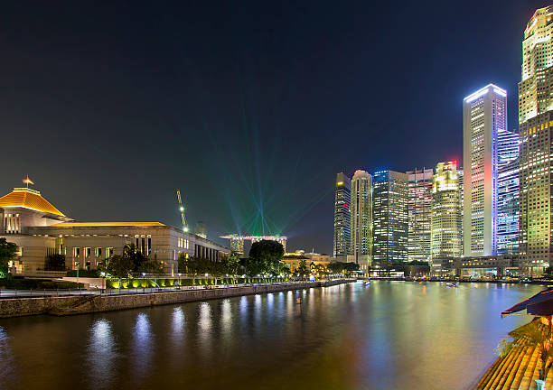 istock Singapore Nightline by Boat Quay 471820921