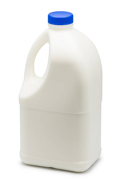 istock Gallon of milk with blue cap on top 471822813