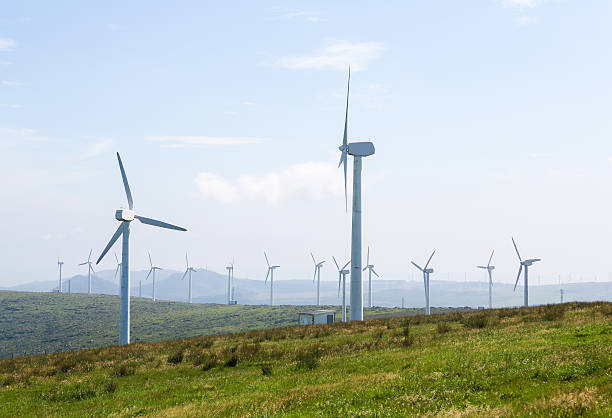 istock Wind turbines on a wind farm in Galicia, Spain 471822846