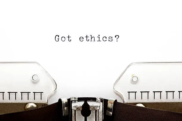 Photo of Typewriter Got Ethics