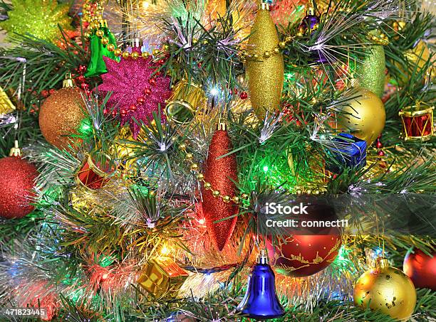 Weihnachtsdekorationen Stockfoto und mehr Bilder von Ast - Pflanzenbestandteil - Ast - Pflanzenbestandteil, Band, Baum