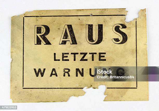 Affichette Clandestino De La Résistance Française Ww2 Foto de stock y más banco de imágenes de Alemania