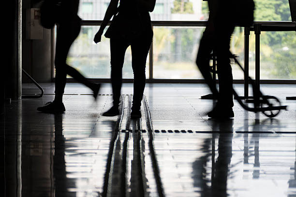istock Daily scene of commuters rushing for train on platform 471823970