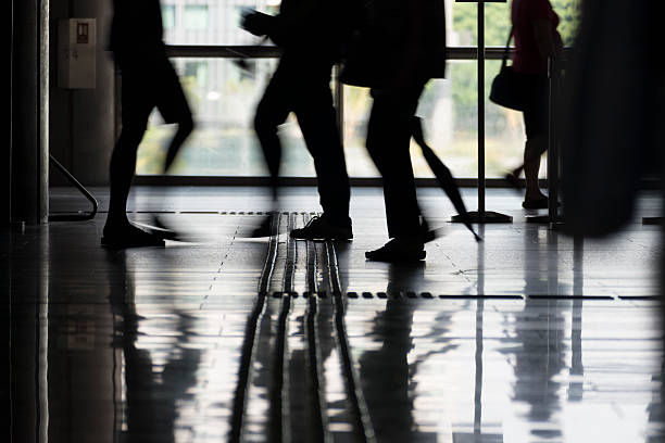 istock Daily scene of commuters rushing for train on platform 471823974