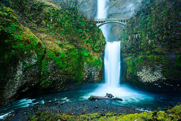 Cataratas de Multnomah - fotografia de stock