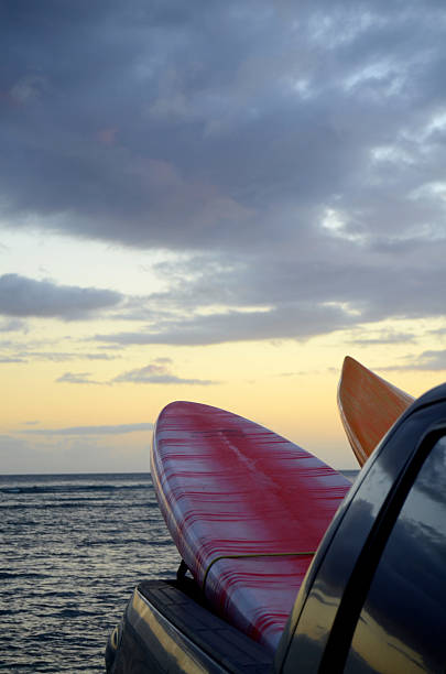 istock Surfboards On A Truck 471825271