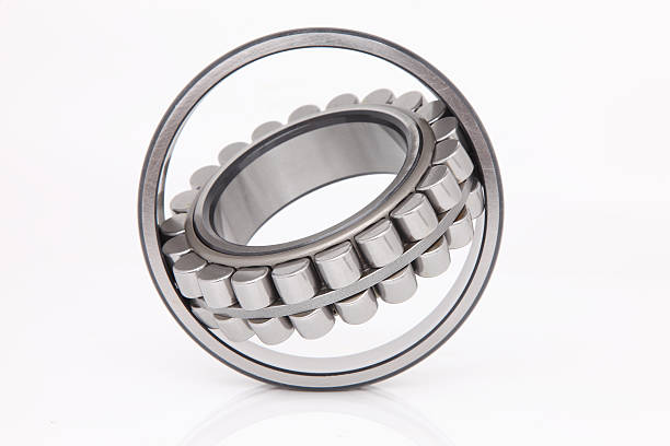 istock Composition of steel ball roller bearings 471826305