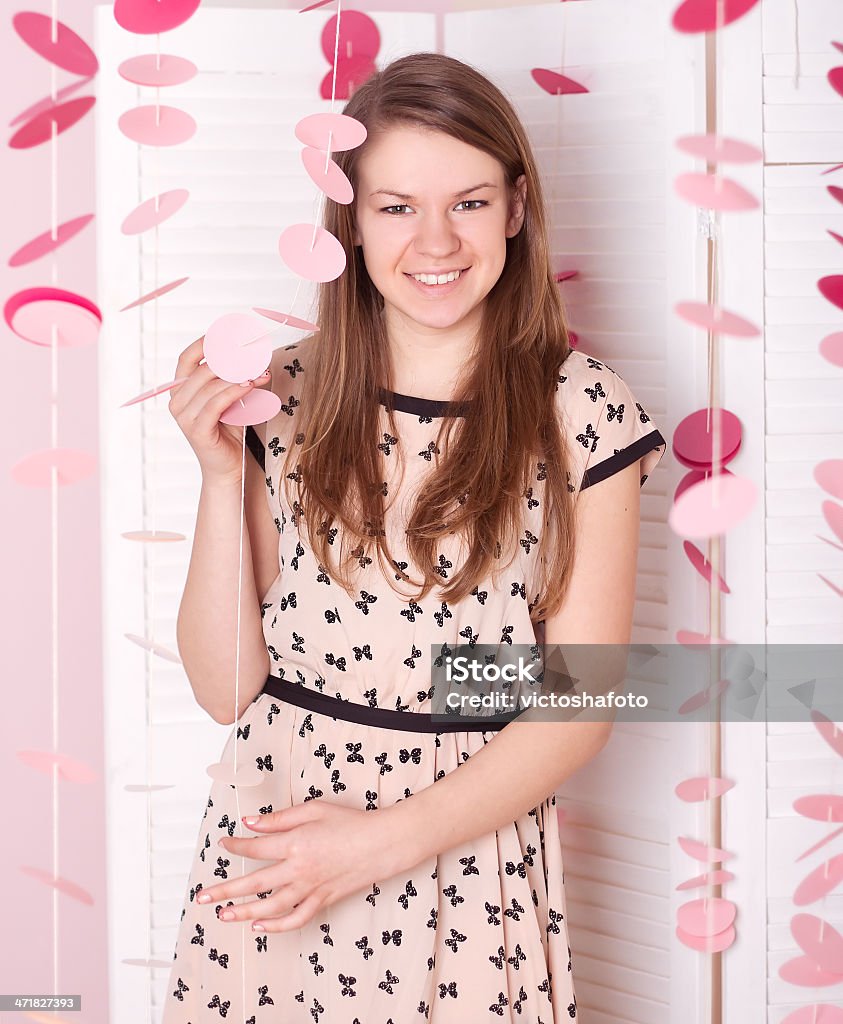 Garota em vestido - Foto de stock de Adulto royalty-free