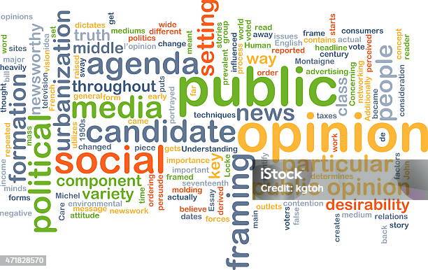 Public Opinion Background Concept Stock Photo - Download Image Now - Gratitude, Word Cloud, 2015