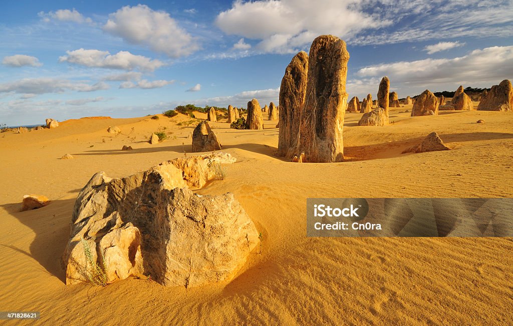 Le Pinnacle désert, Australie-Occidentale - Photo de Pinnacles Desert libre de droits