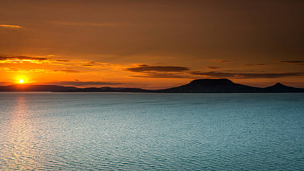 Sunset at the Balaton sea, Hungary