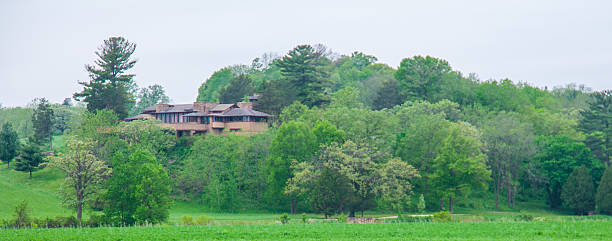 Taliesin Home - Wisconsin stock photo