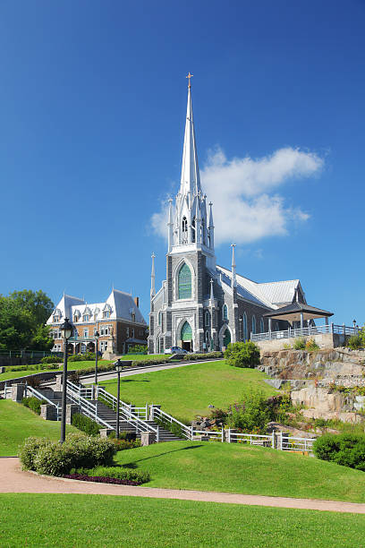 istock Chicoutimi Church and Park 471831101