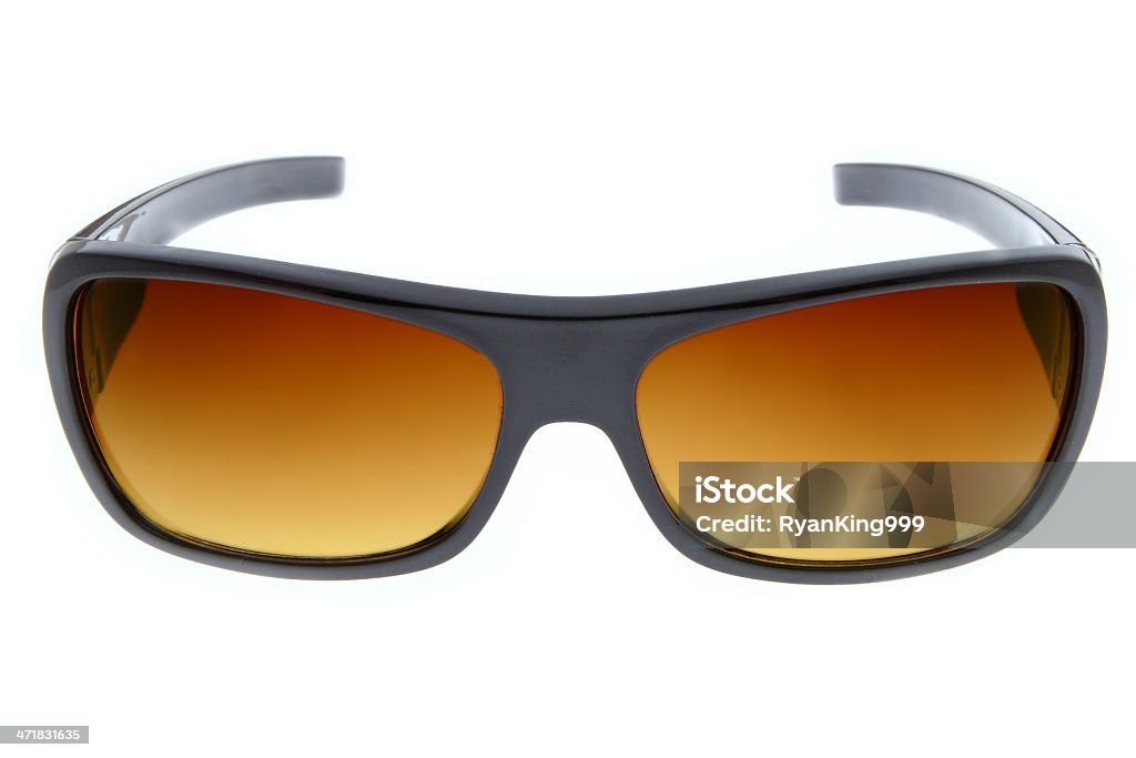 Brune de mode lunettes de soleil isolé sur fond blanc - Photo de Lunettes de vue libre de droits