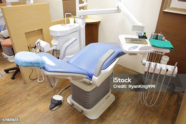 Escritório De Dentista - Fotografias de stock e mais imagens de Assento - Assento, Branco, Broca Dentária