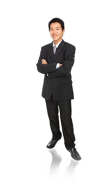 istock Business young man stand up with confident smile 471831681