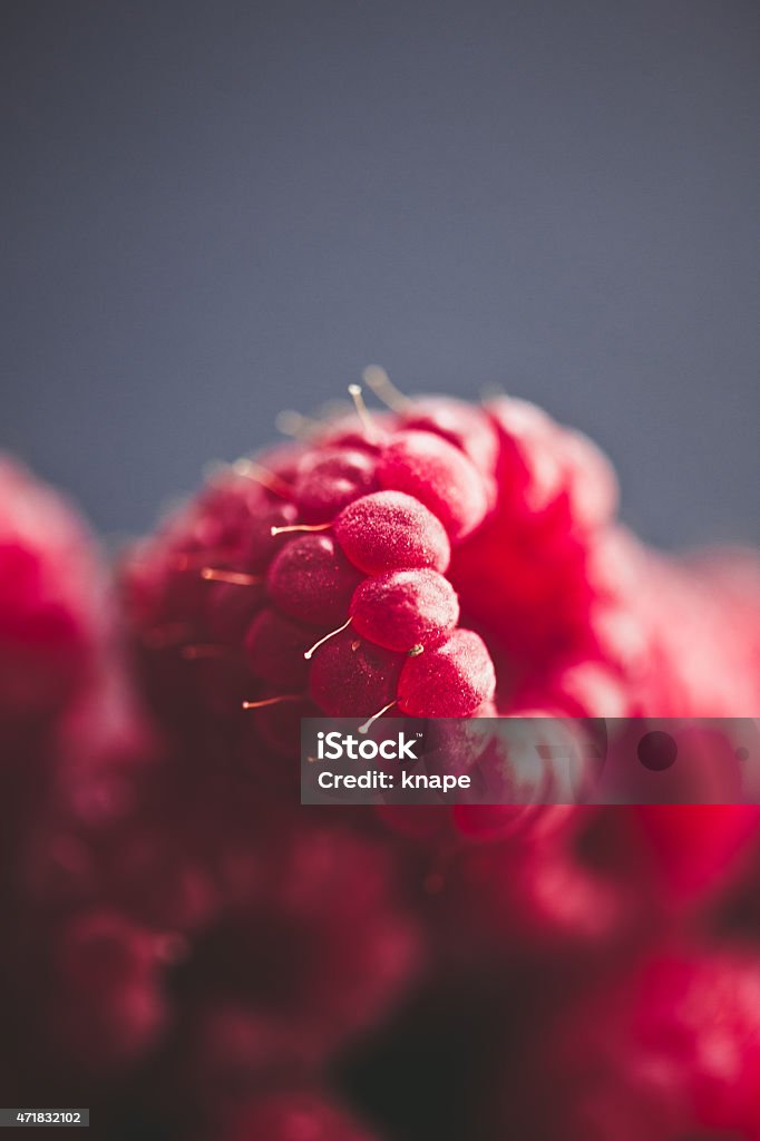 Fresh raspberries on black Fresh raspberries on black  Fruit Stock Photo