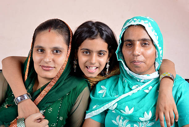 istock Indian Family Sitting Portrait 471832193