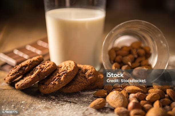 Domestic Cookies Stock Photo - Download Image Now - Almond, Chocolate, Cookie