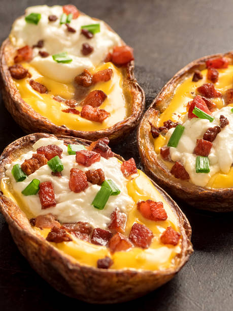 istock rustic baked potato skin 471833226