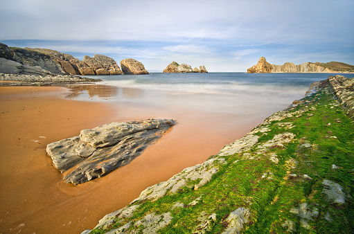 A northern Spanish beach.