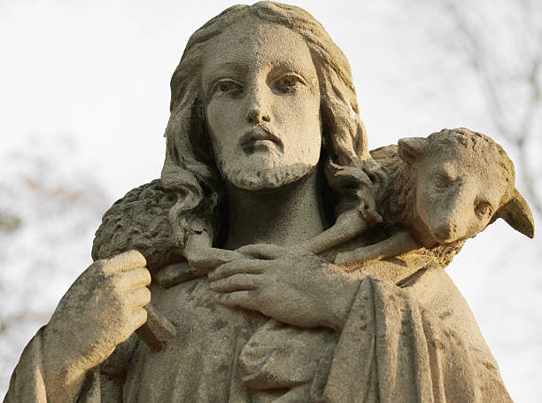 istock Jesus Christ - the Good Shepherd (art composition) 471833636