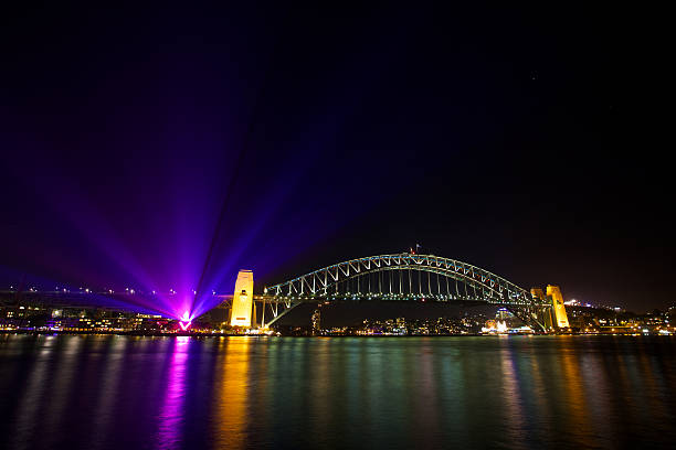 istock Sydney Harbour Bridge during Vivid Festival 471833729