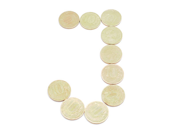 istock Letters of coins on a white background 471833767