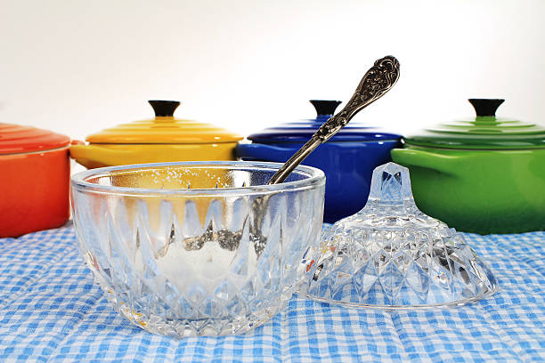istock Antique Sugar Bowl with Lid 471834129