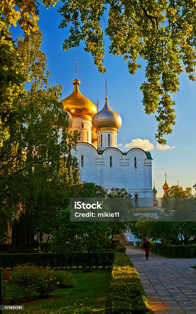 Novodevichi Convento al tramonto. - Foto stock royalty-free di Abbazia