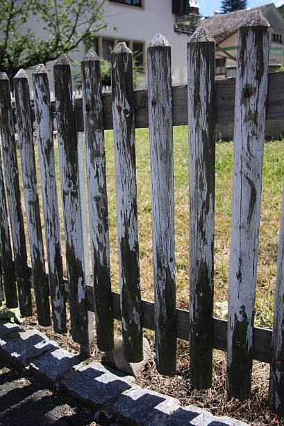 istock wooden fence 471835547
