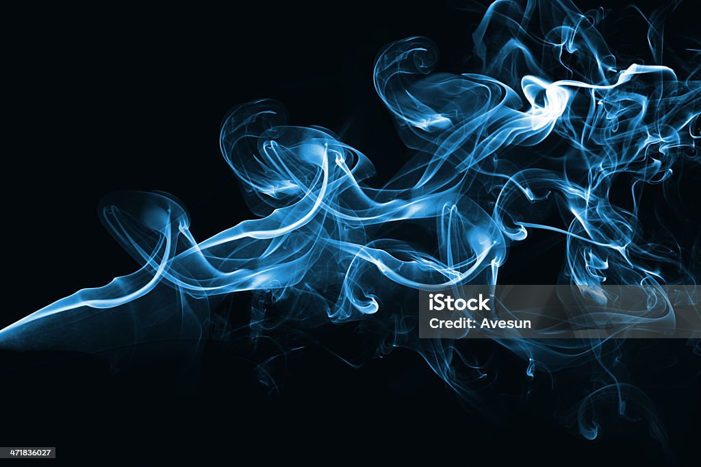design abstrato de fumo azul - Royalty-free Abstrato Foto de stock