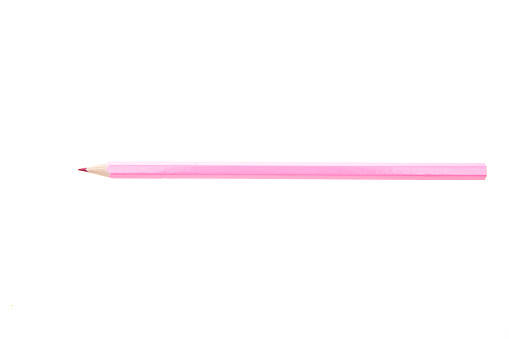 Pink Pencil Isolated