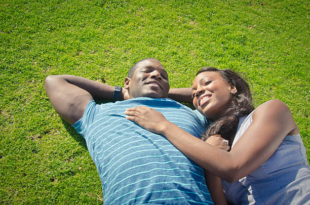 istock Loving couple in nature 471837521