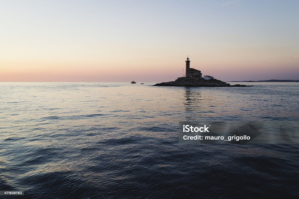 Маяк в Rovinj, Хорватия - Стоковые фото Адриатическое море роялти-фри