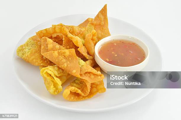 Foto de Bolinhos Frito e mais fotos de stock de Almoço - Almoço, Antepasto, Asiático e indiano
