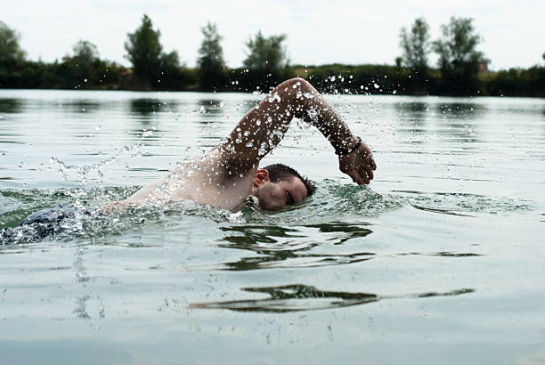 istock Swimming in the lake 471839949