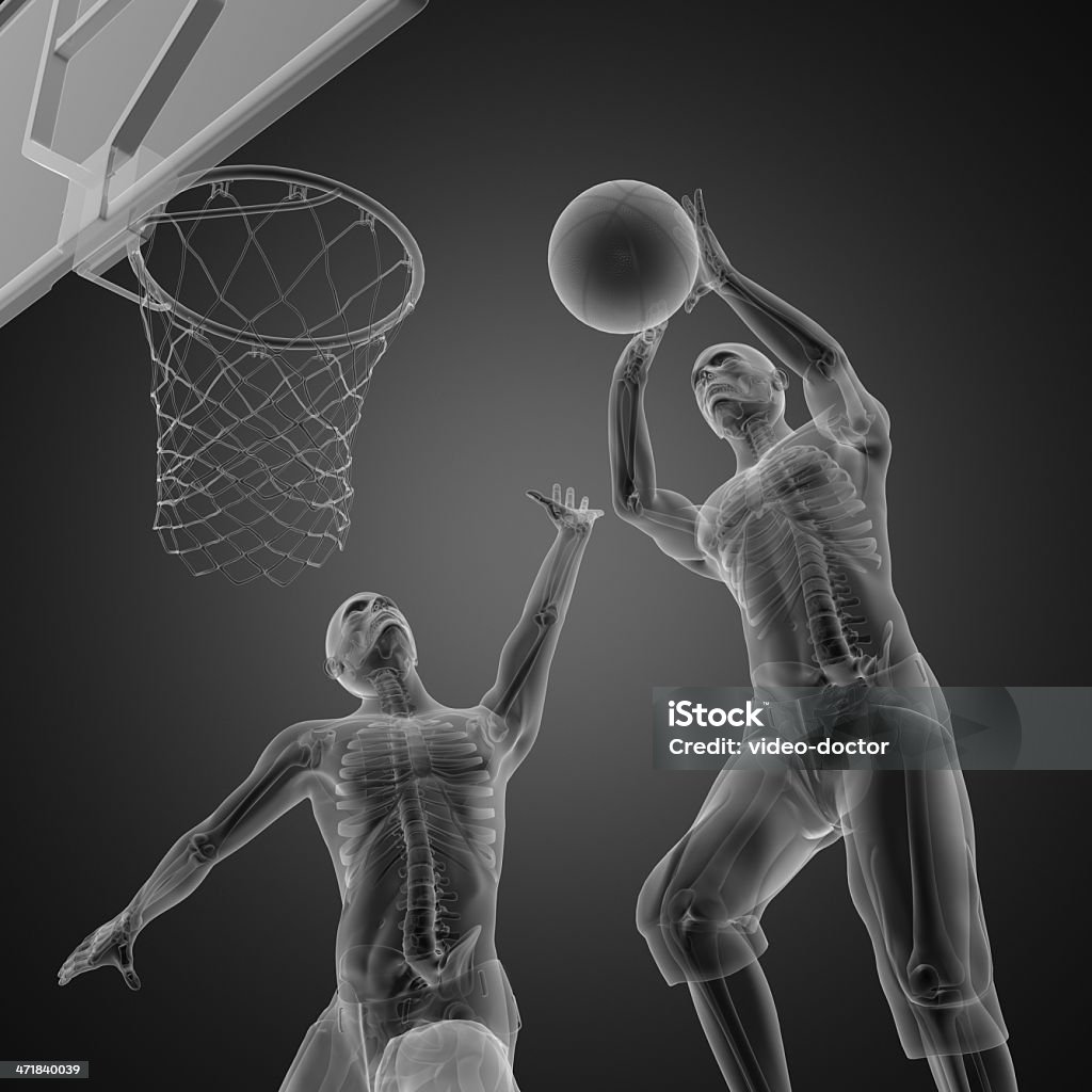 Giocatore di basket - Foto stock royalty-free di Adulto