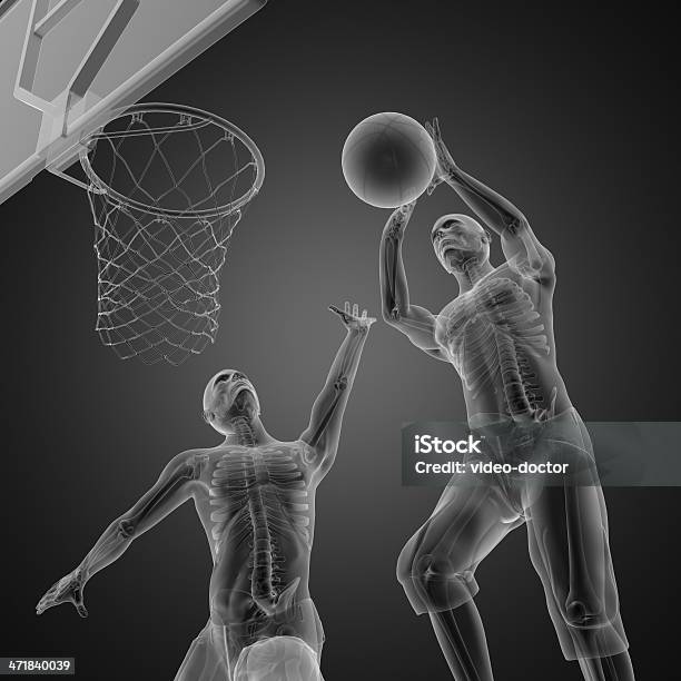 Giocatore Di Basket - Fotografie stock e altre immagini di Adulto - Adulto, Allenamento, Anatomia umana