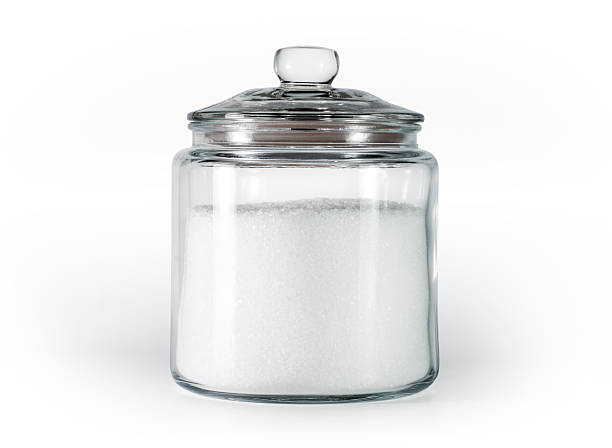 Sugar Stock Photo - Download Image Now - Sugar - Food, Jar, White  Background - iStock