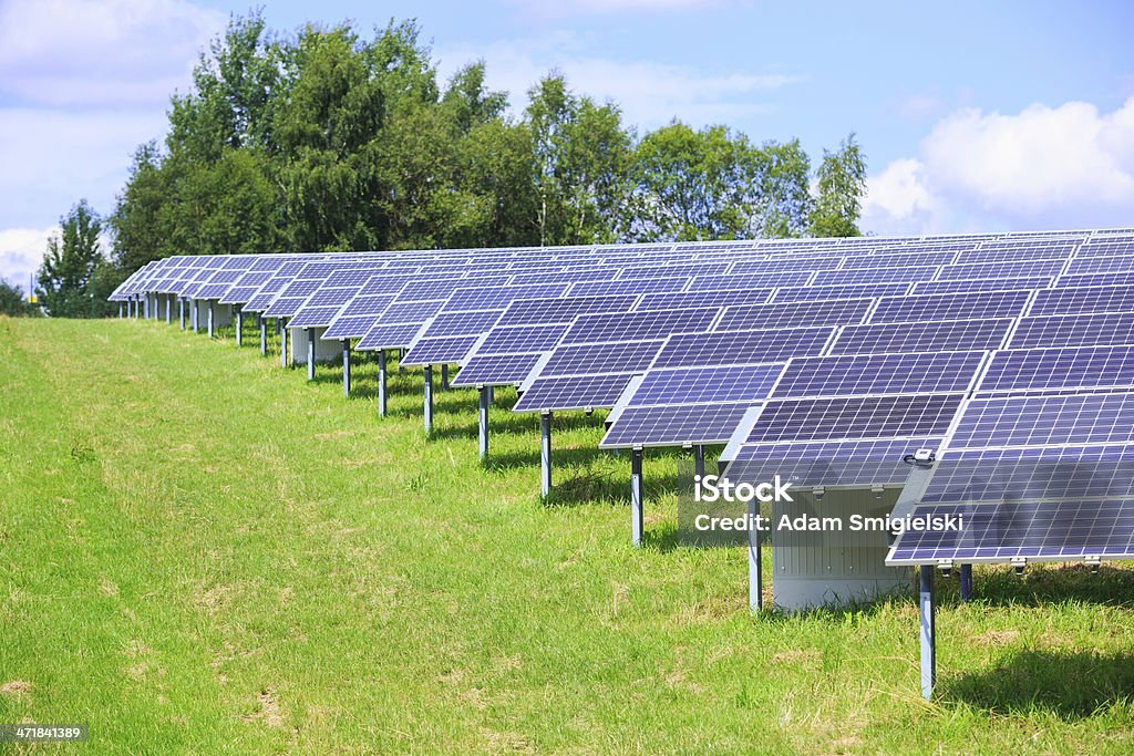 Energia solare - Foto stock royalty-free di Agricoltura