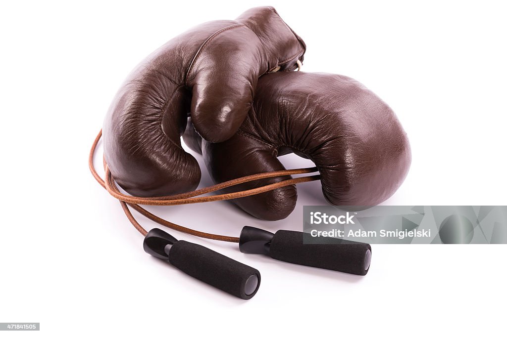 ボクシンググローブ、縄跳び - ボクシンググローブのロイヤリティフリーストック�フォト